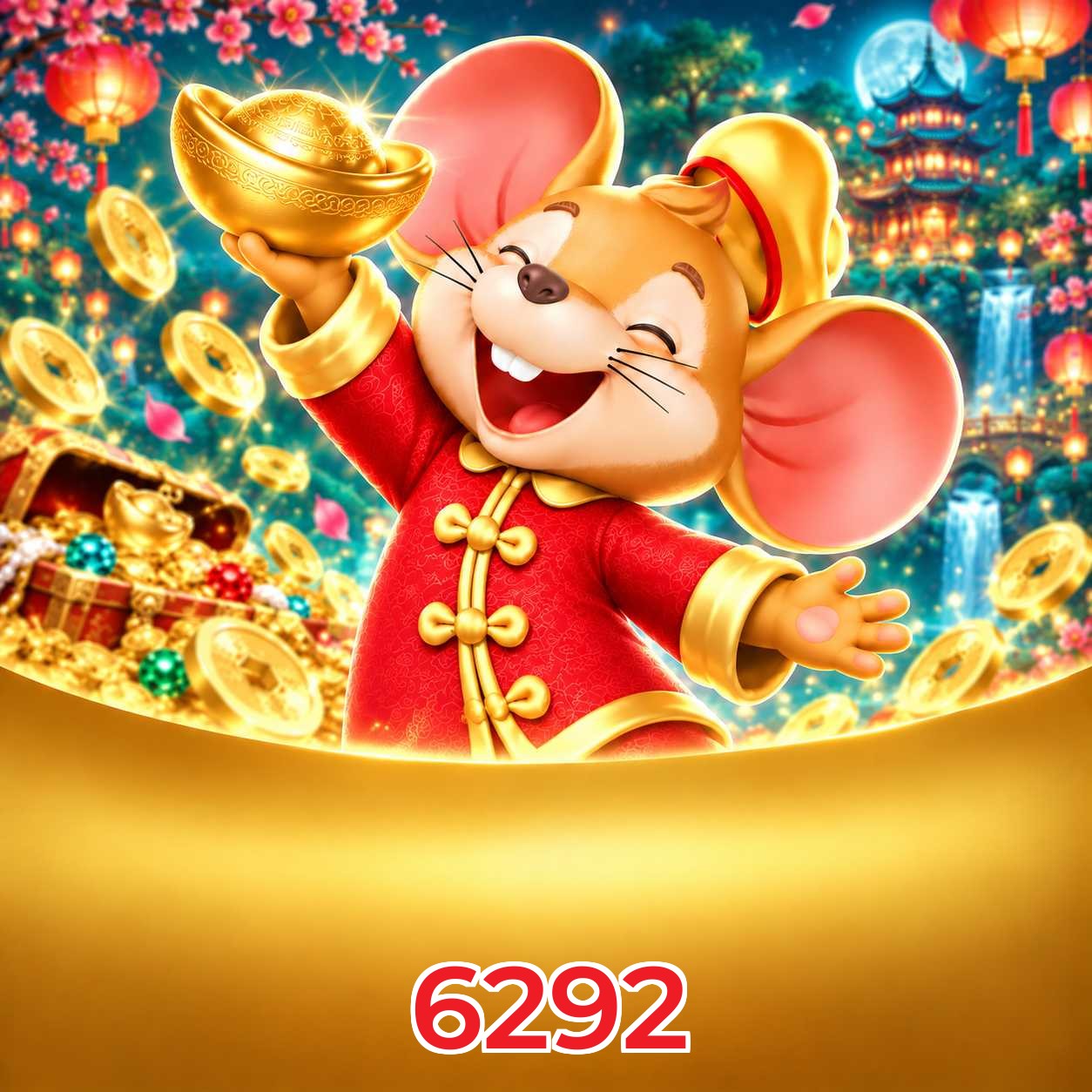 Catálogo de slots da 6292 com RTP médio de 96,52%